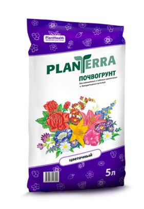 Почвогрунт цветочный 5л Plan Terra /10шт
